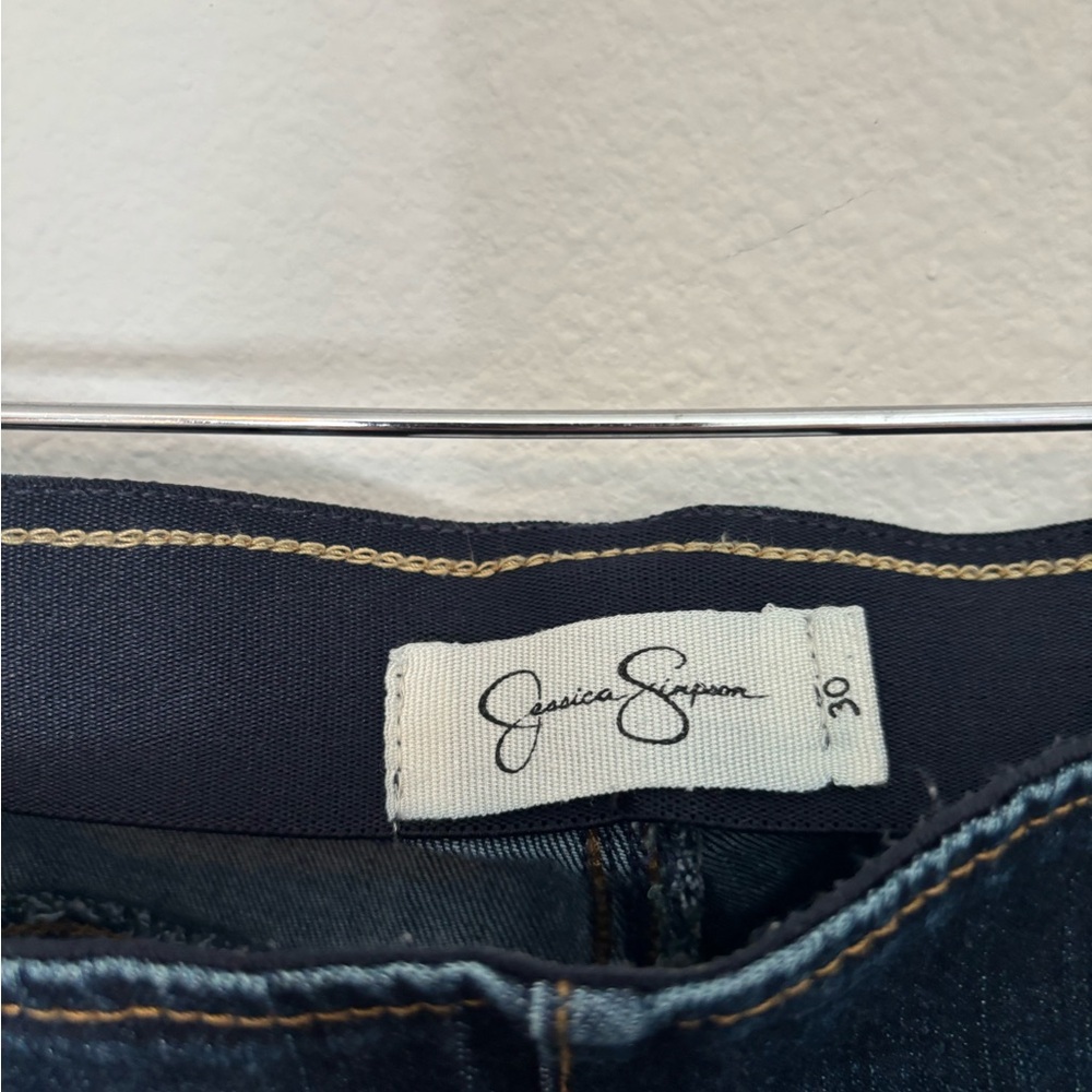 Jessica Simpson pull on flare Dark Blue Jeans - Picture 4 of 4
